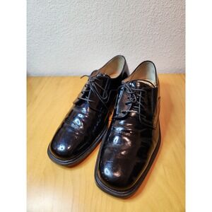 Johnston & Murphy Men's Black Patent Leather Dress Shoes Oxford Size‎ 9M